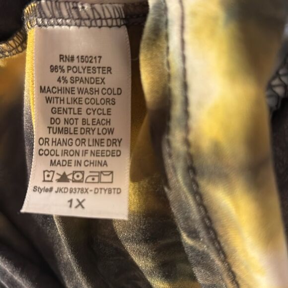 Vibe Sportswear Tye-dyed Hood Dress Size 1X - Picture 7 of 8